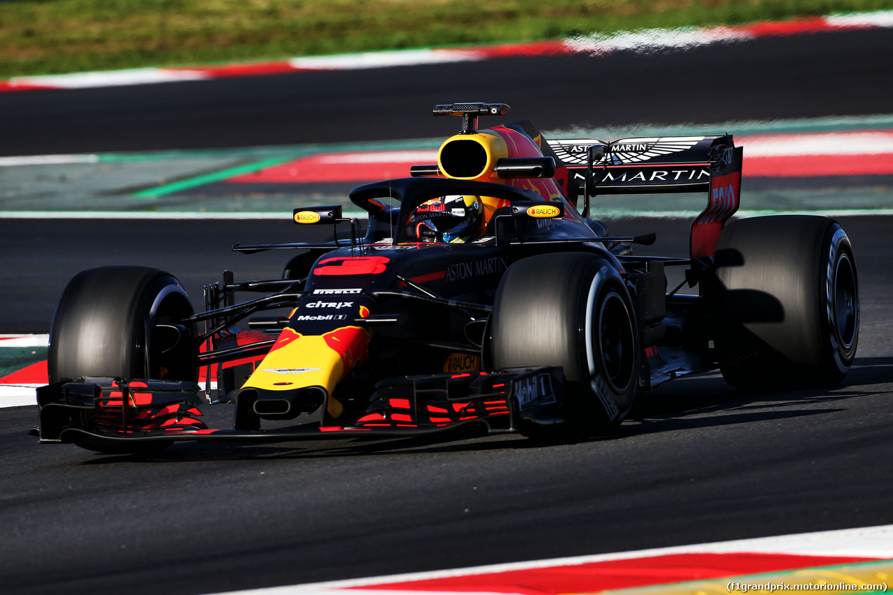 TEST F1 BARCELLONA 8 MARZO, Daniel Ricciardo (AUS) Red Bull Racing RB14.
07.03.2018.