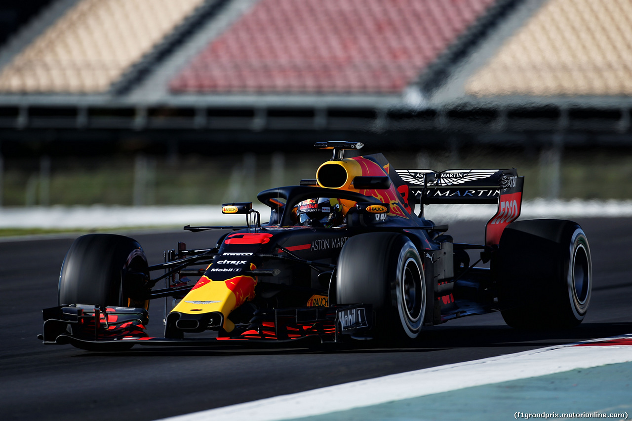 TEST F1 BARCELLONA 8 MARZO, Daniel Ricciardo (AUS) Red Bull Racing RB14.
07.03.2018.
