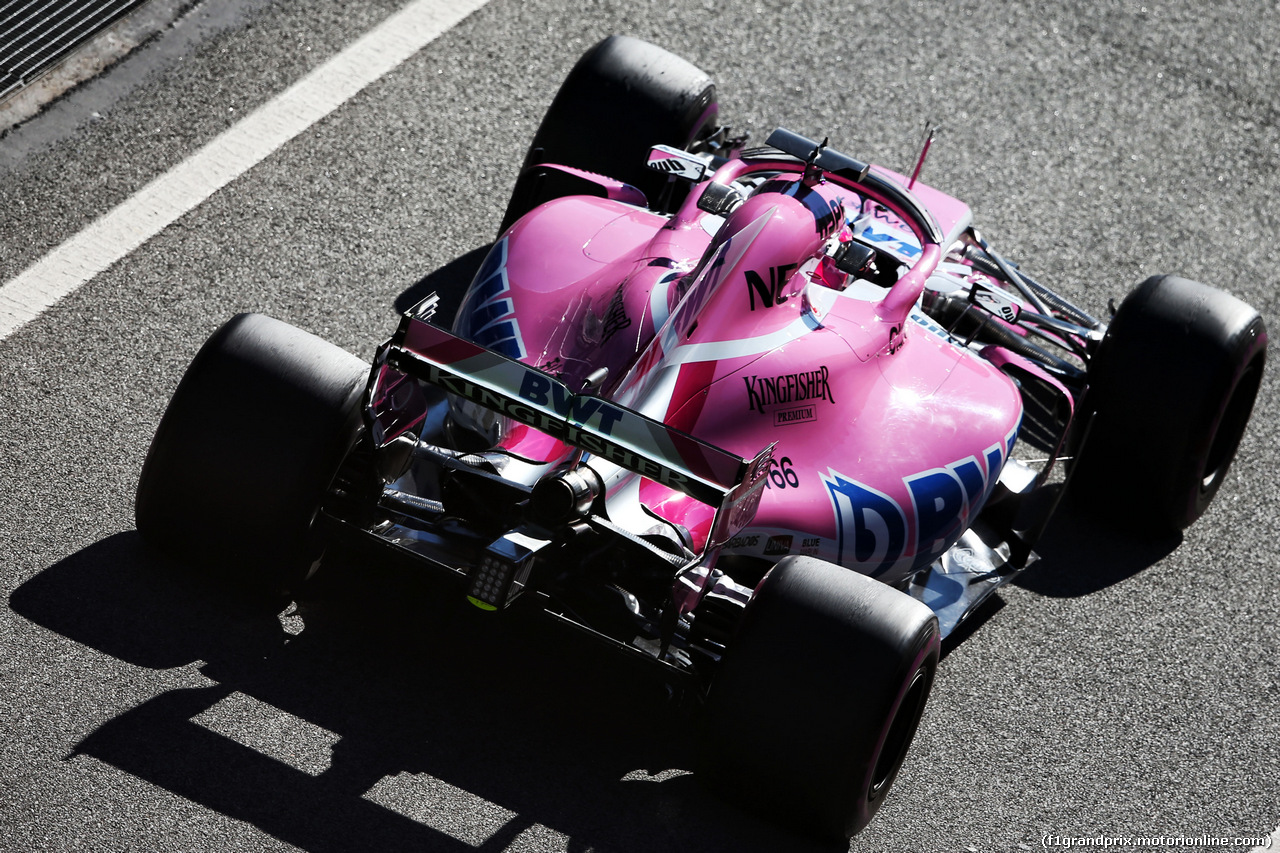 TEST F1 BARCELLONA 8 MARZO, Esteban Ocon (FRA) Sahara Force India F1 VJM11.
07.03.2018.