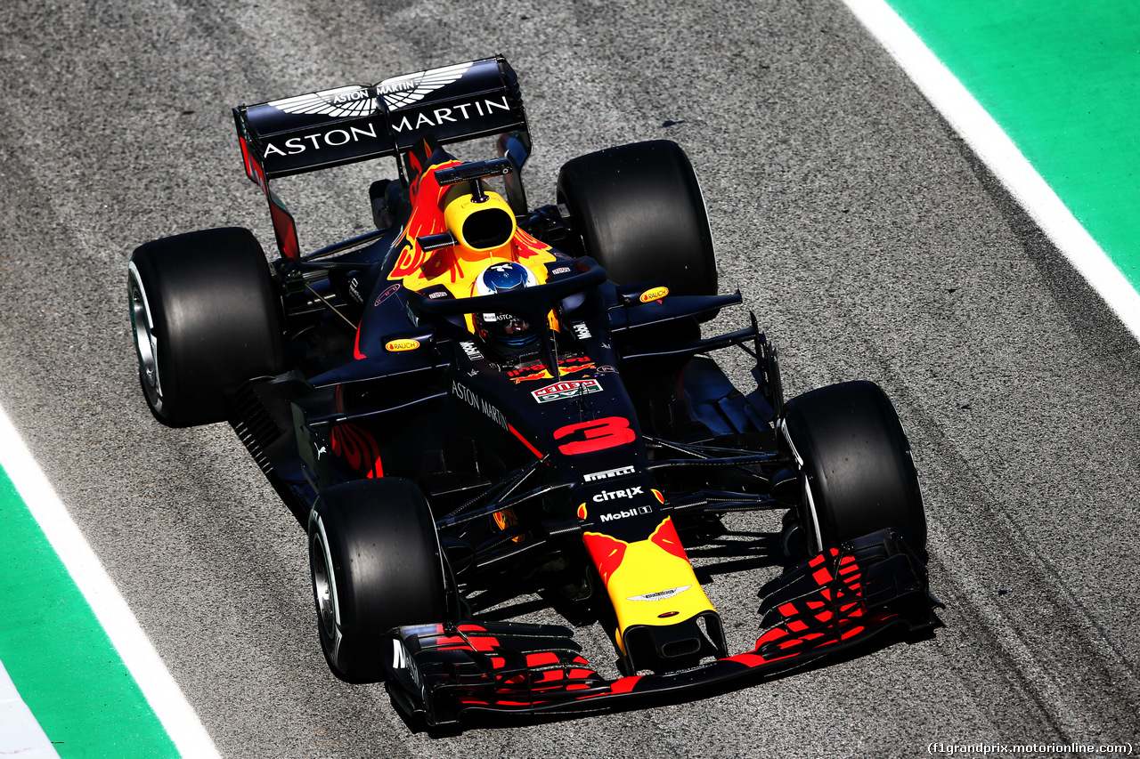 TEST F1 BARCELLONA 8 MARZO, Daniel Ricciardo (AUS) Red Bull Racing RB14.
07.03.2018.