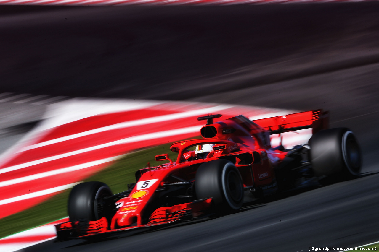TEST F1 BARCELLONA 8 MARZO, Sebastian Vettel (GER) Ferrari SF71H.
07.03.2018.