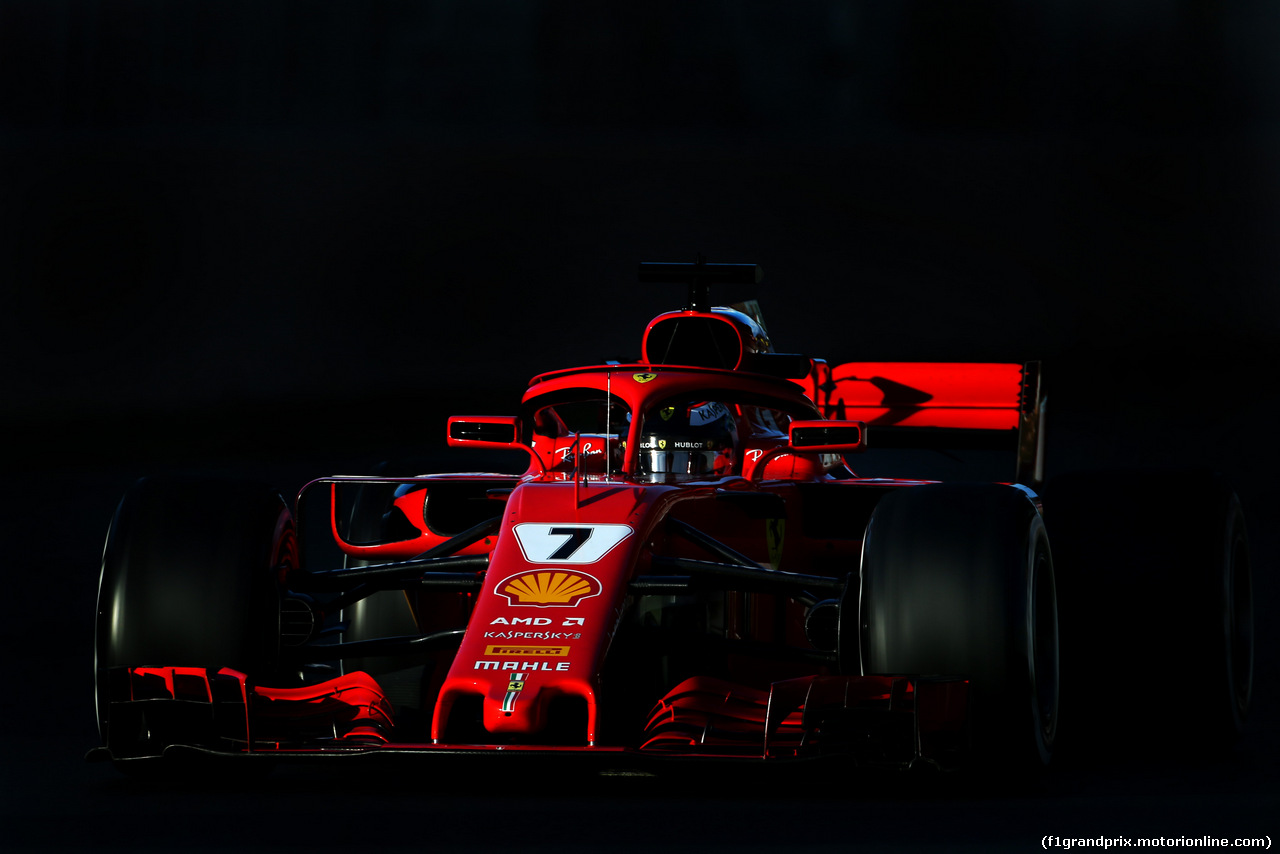 TEST F1 BARCELLONA 8 MARZO, Kimi Raikkonen (FIN) Ferrari 
07.03.2018.