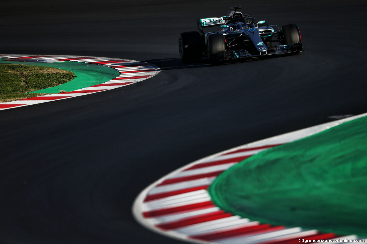 TEST F1 BARCELLONA 8 MARZO, Valtteri Bottas (FIN) Mercedes AMG F1 W09.
07.03.2018.