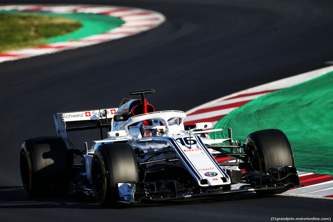 TEST F1 BARCELLONA 8 MARZO, Charles Leclerc (MON) Sauber C37.
07.03.2018.