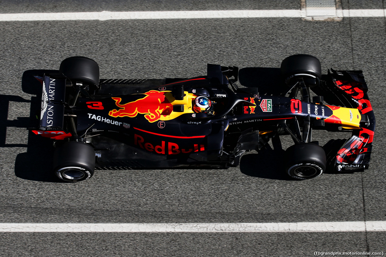 TEST F1 BARCELLONA 8 MARZO, Daniel Ricciardo (AUS) Red Bull Racing RB14.
07.03.2018.