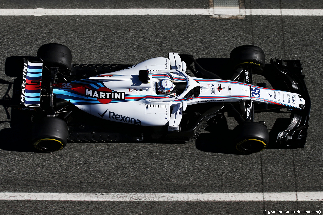 TEST F1 BARCELLONA 8 MARZO, Sergey Sirotkin (RUS) Williams FW41.
07.03.2018.