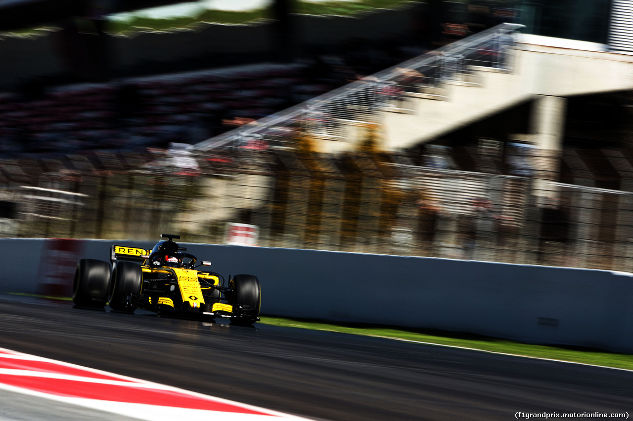 TEST F1 BARCELLONA 8 MARZO, Carlos Sainz Jr (ESP) Renault Sport F1 Team RS18.
07.03.2018.