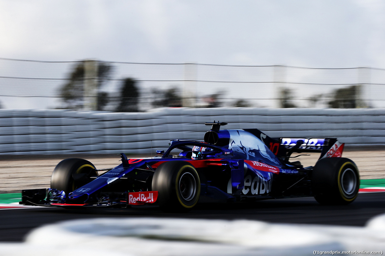 TEST F1 BARCELLONA 8 MARZO, Pierre Gasly (FRA) Scuderia Toro Rosso STR13.
08.03.2018.