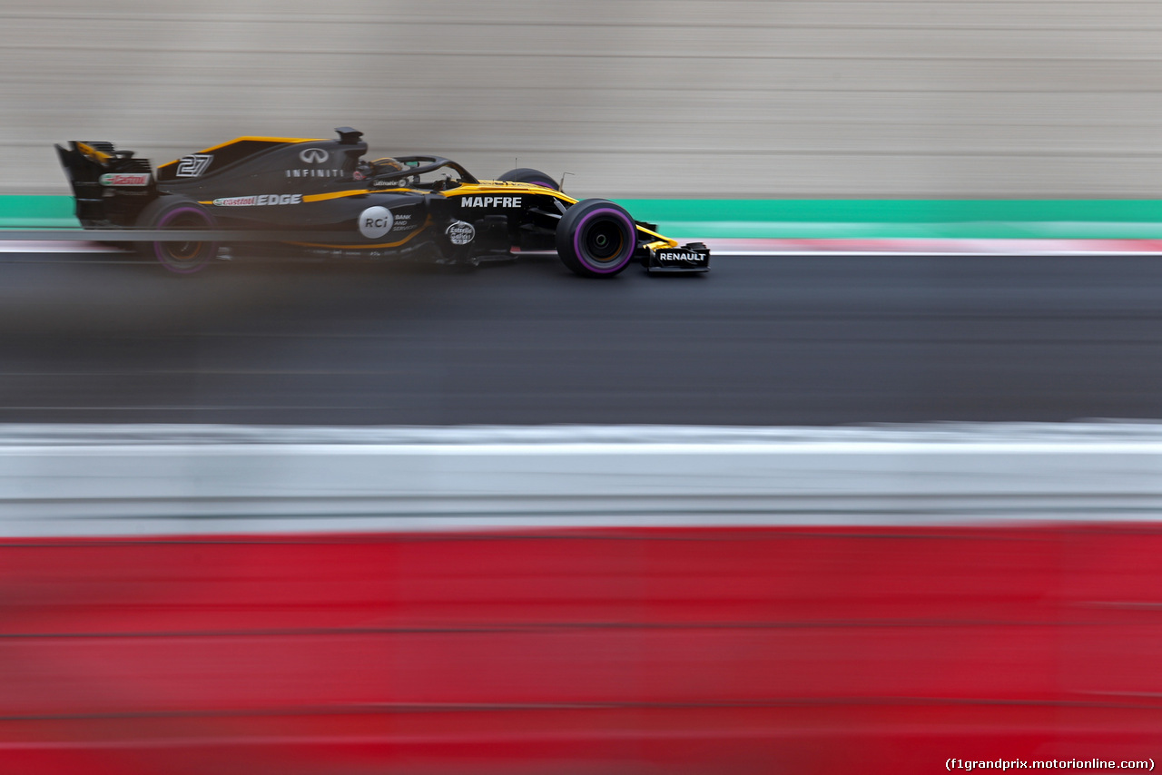 TEST F1 BARCELLONA 8 MARZO, Nico Hulkenberg (GER) Renault Sport F1 Team 
08.03.2018.