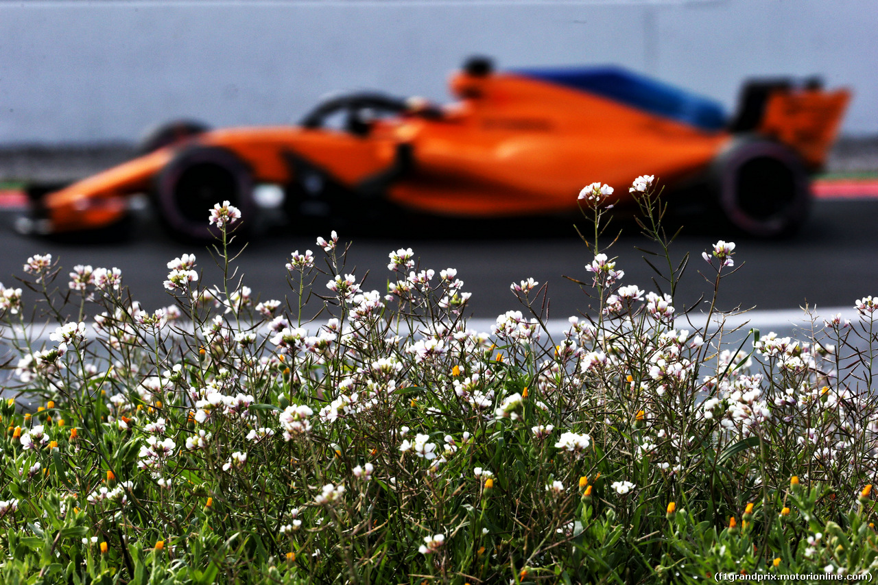 TEST F1 BARCELLONA 8 MARZO, Stoffel Vandoorne (BEL) McLaren MCL33.
08.03.2018.