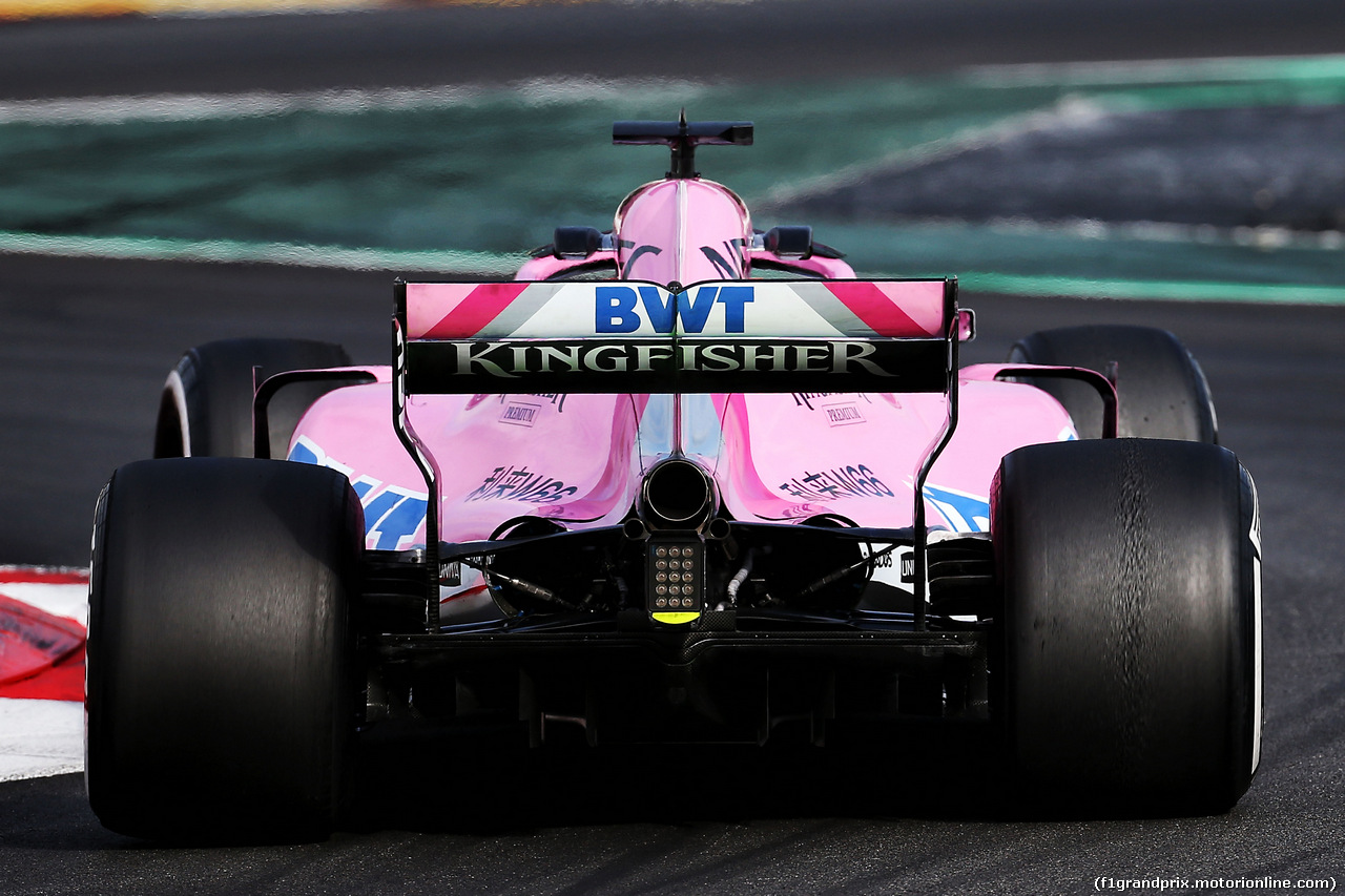 TEST F1 BARCELLONA 8 MARZO, Sergio Perez (MEX) Sahara Force India F1 VJM11.
08.03.2018.