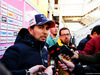 TEST F1 BARCELLONA 8 MARZO, Sergio Perez (MEX) Sahara Force India F1 with the media.
06.03.2018.