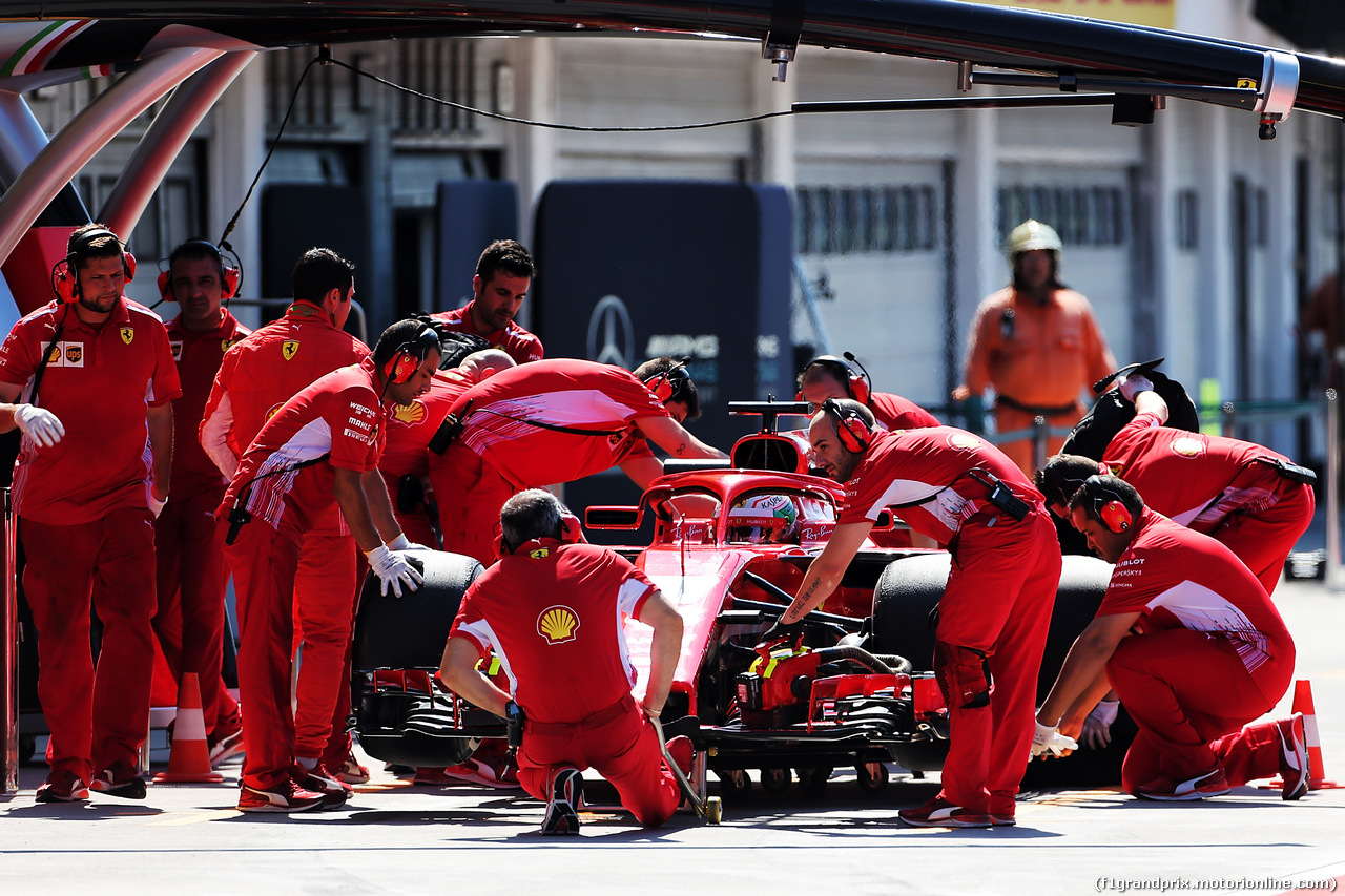 TEST F1 UNGHERIA 31 LUGLIO, Antonio Giovinazzi (ITA) Ferrari SF71H Test Driver.
31.07.2018.