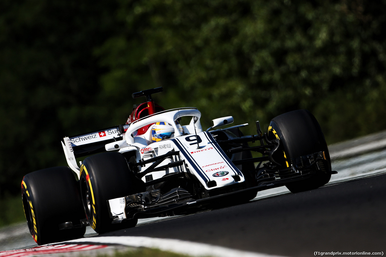 TEST F1 UNGHERIA 31 LUGLIO, Marcus Ericsson (SWE) Sauber C37.
31.07.2018.