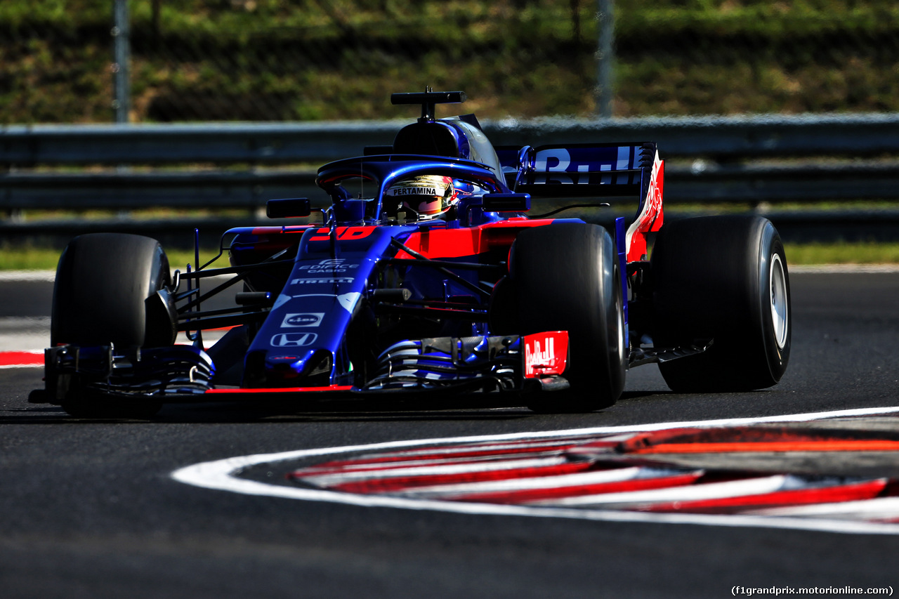 TEST F1 UNGHERIA 31 LUGLIO, Sean Gelael (IDN) Scuderia Toro Rosso STR13 Test Driver.
31.07.2018.