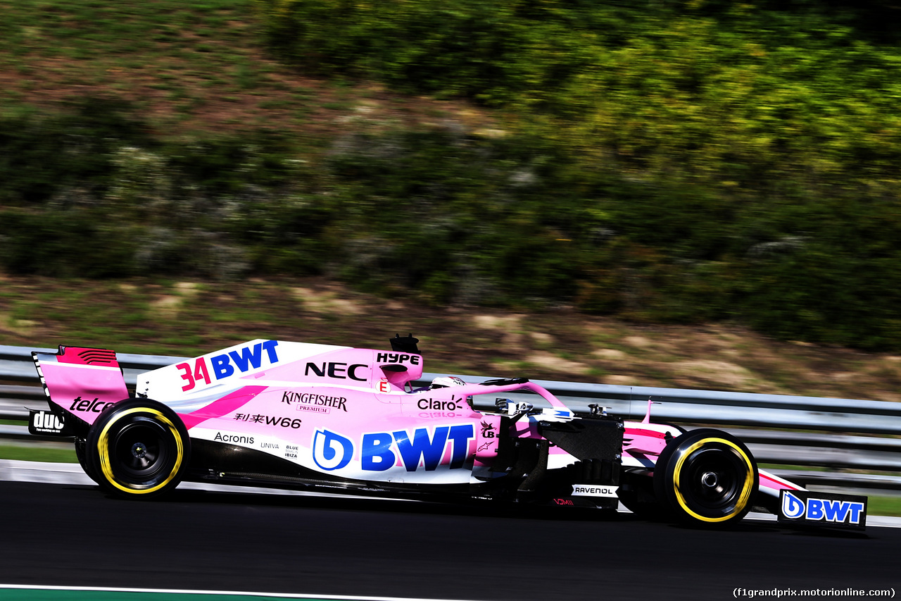 TEST F1 UNGHERIA 31 LUGLIO, Nikita Mazepin (RUS) Sahara Force India F1 VJM11 Development Driver.
31.07.2018.