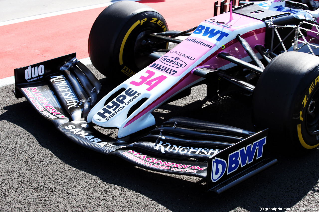 TEST F1 UNGHERIA 31 LUGLIO, Nikita Mazepin (RUS) Sahara Force India F1 VJM11 Development Driver - front wing.
31.07.2018.