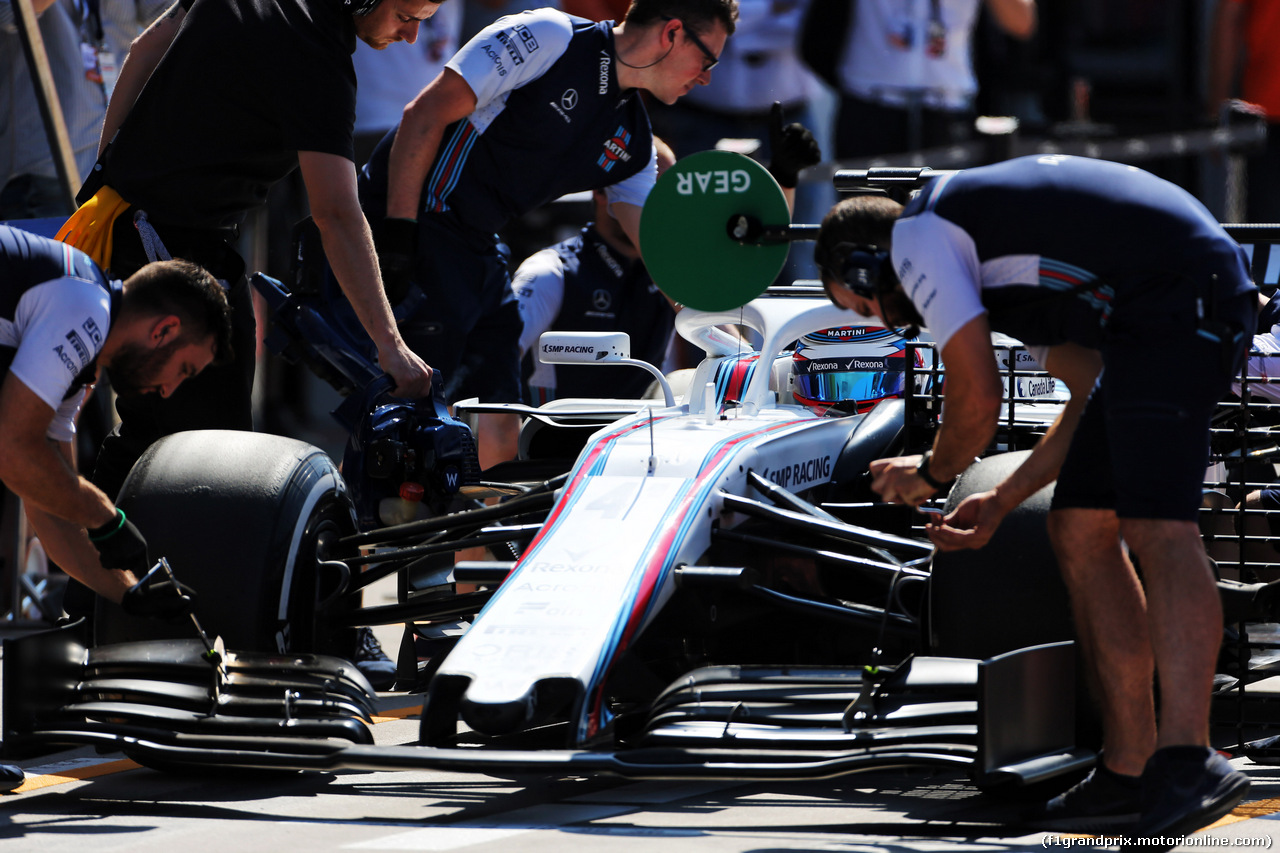 TEST F1 UNGHERIA 31 LUGLIO, Oliver Rowland (GBR) Williams FW41 Test Driver.
31.07.2018.