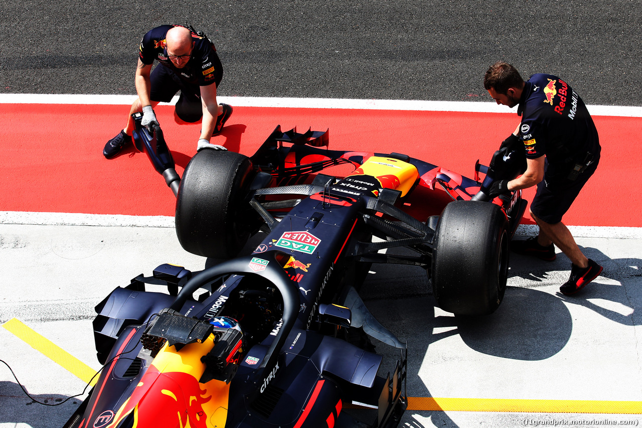 TEST F1 UNGHERIA 31 LUGLIO, Daniel Ricciardo (AUS) Red Bull Racing RB14.
31.07.2018.