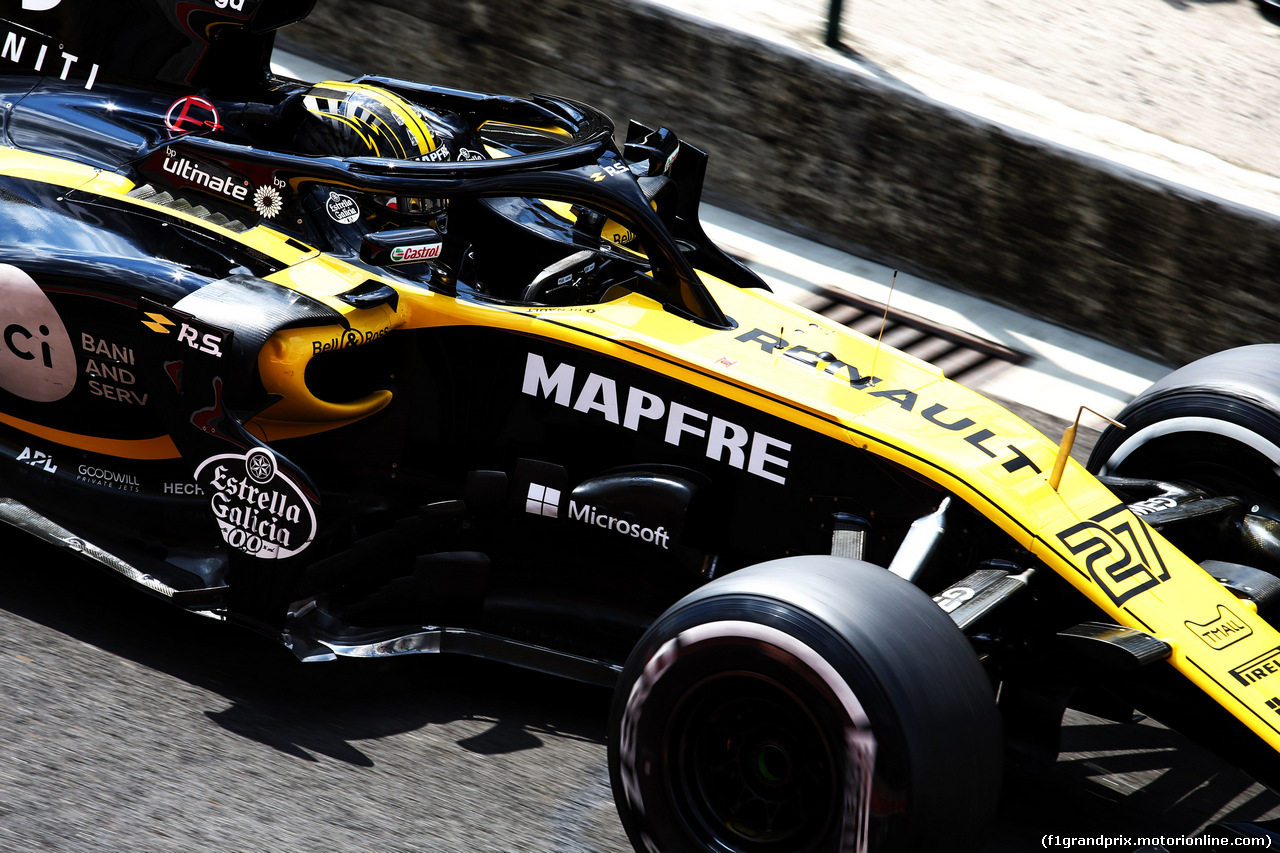 TEST F1 UNGHERIA 31 LUGLIO, Nico Hulkenberg (GER) Renault Sport F1 Team RS18.
31.07.2018.