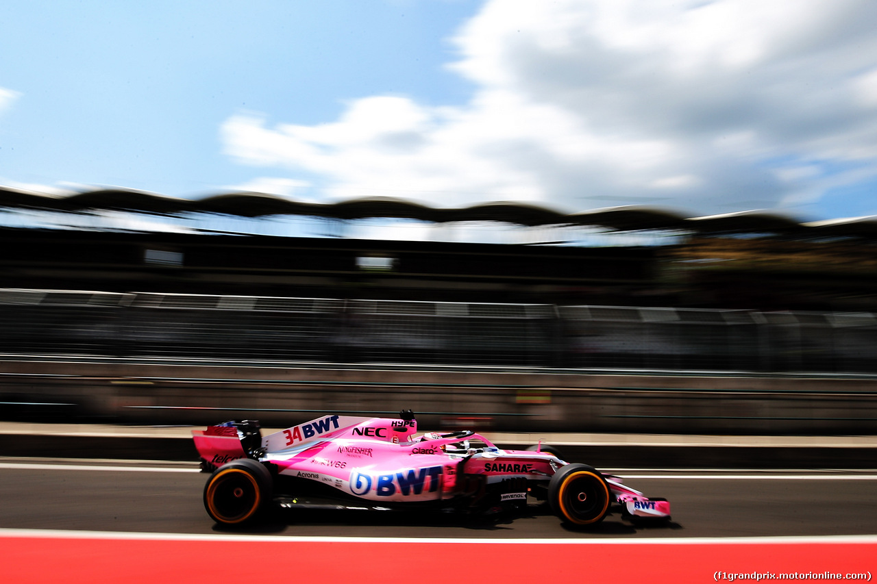 TEST F1 UNGHERIA 31 LUGLIO, Nicholas Latifi (CDN) Sahara Force India F1 VJM11 Development Driver.
31.07.2018.