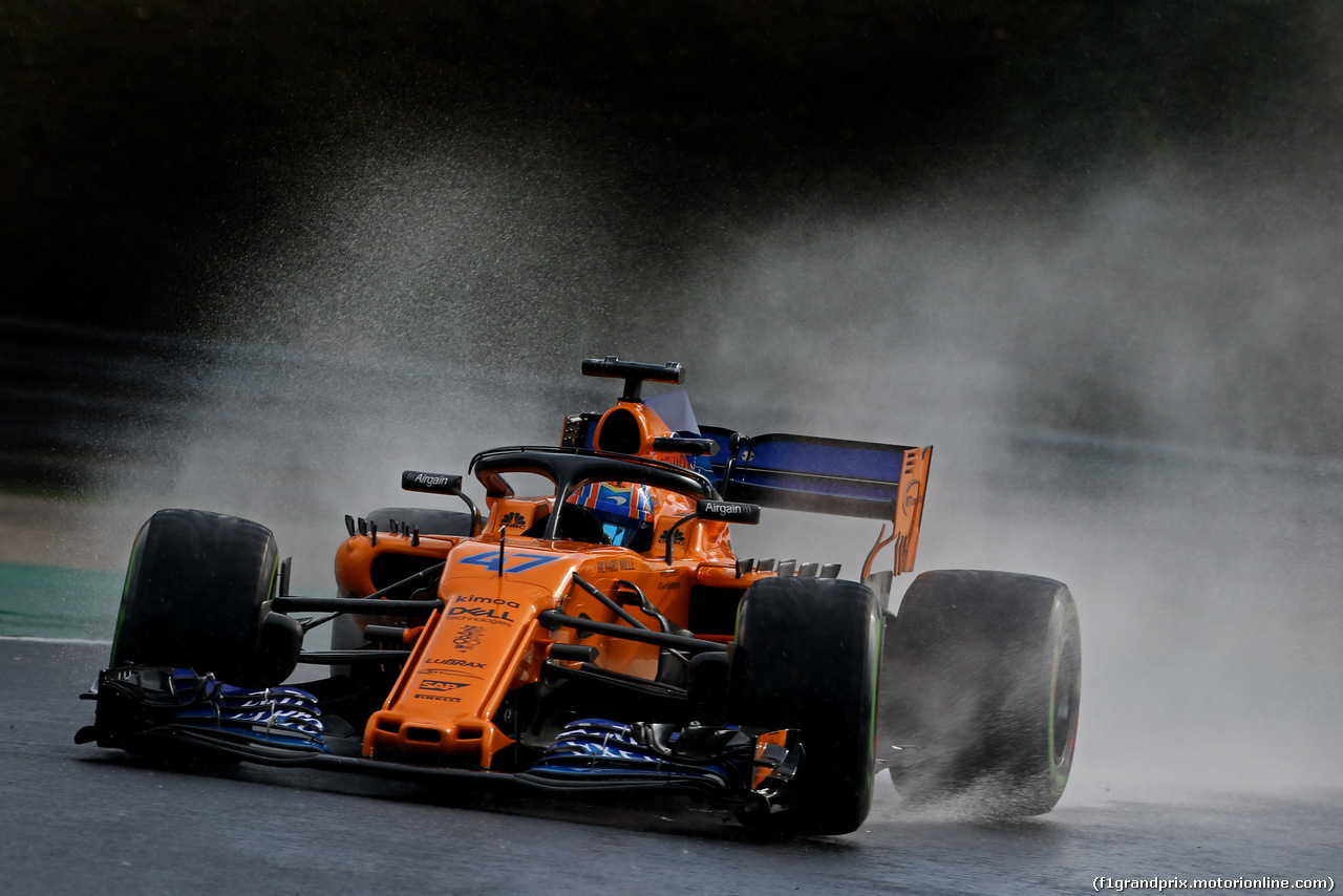 TEST F1 UNGHERIA 31 LUGLIO, Lando Norris (GBR) McLaren Honda 
31.07.2018.