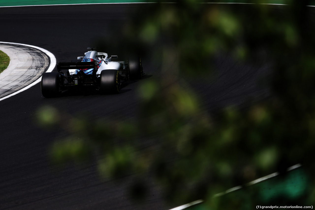 TEST F1 UNGHERIA 31 LUGLIO, Oliver Rowland (GBR) Williams FW41 Test Driver.
31.07.2018.
