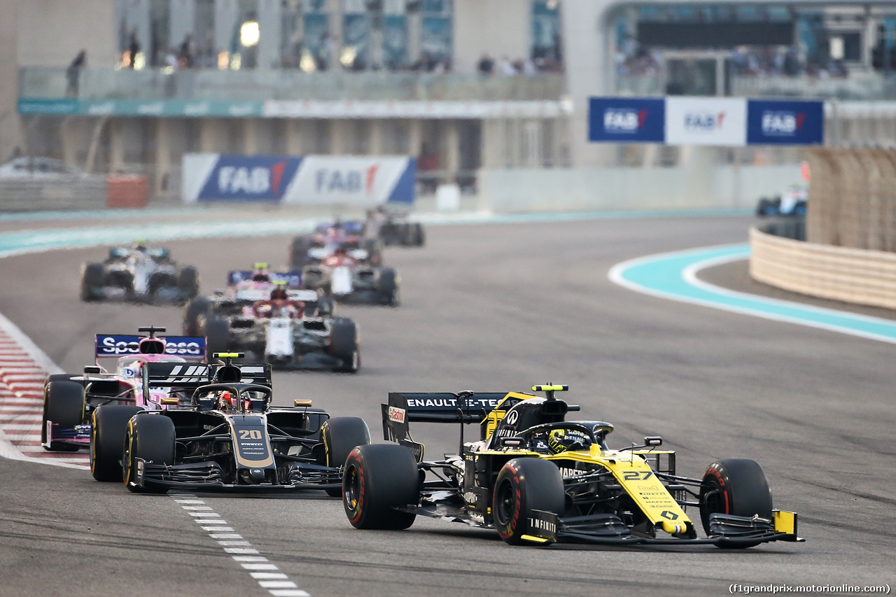 GP ABU DHABI, Nico Hulkenberg (GER) Renault F1 Team RS19.
01.12.2019.