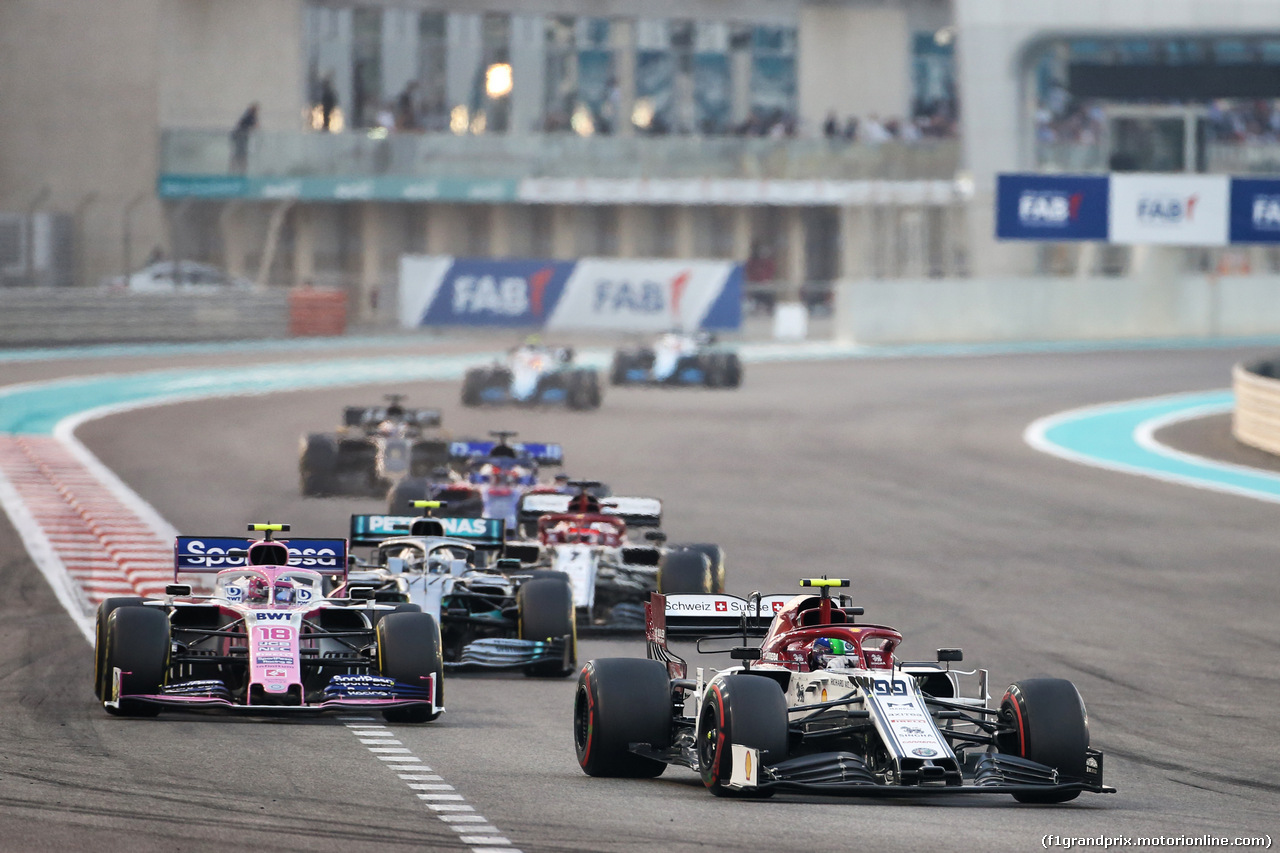 GP ABU DHABI, Antonio Giovinazzi (ITA) Alfa Romeo Racing C38.
01.12.2019.