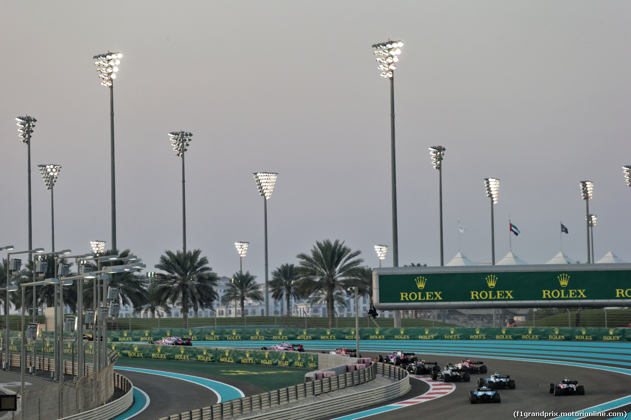 GP ABU DHABI, The partenza of the race.
01.12.2019.