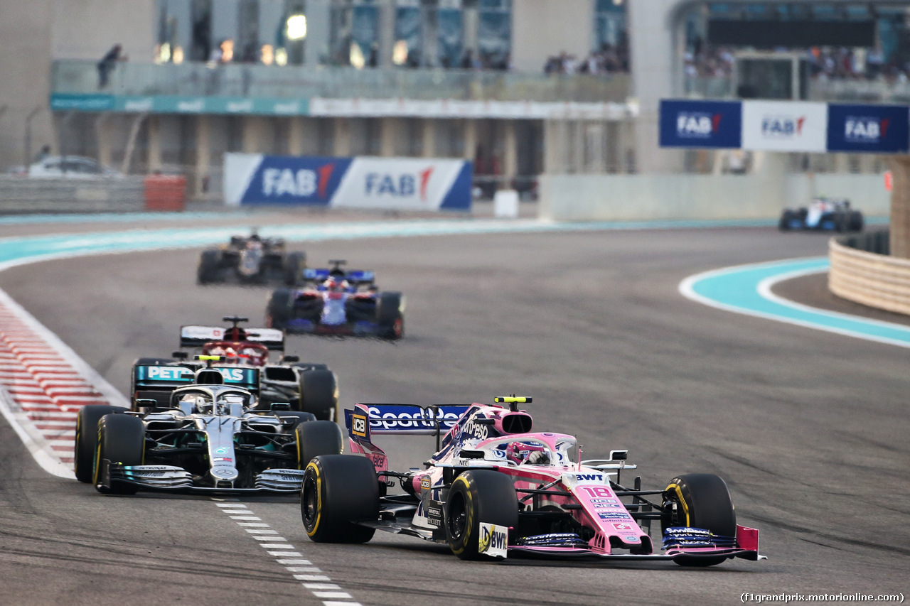 GP ABU DHABI, Lance Stroll (CDN) Racing Point F1 Team RP19.
01.12.2019.