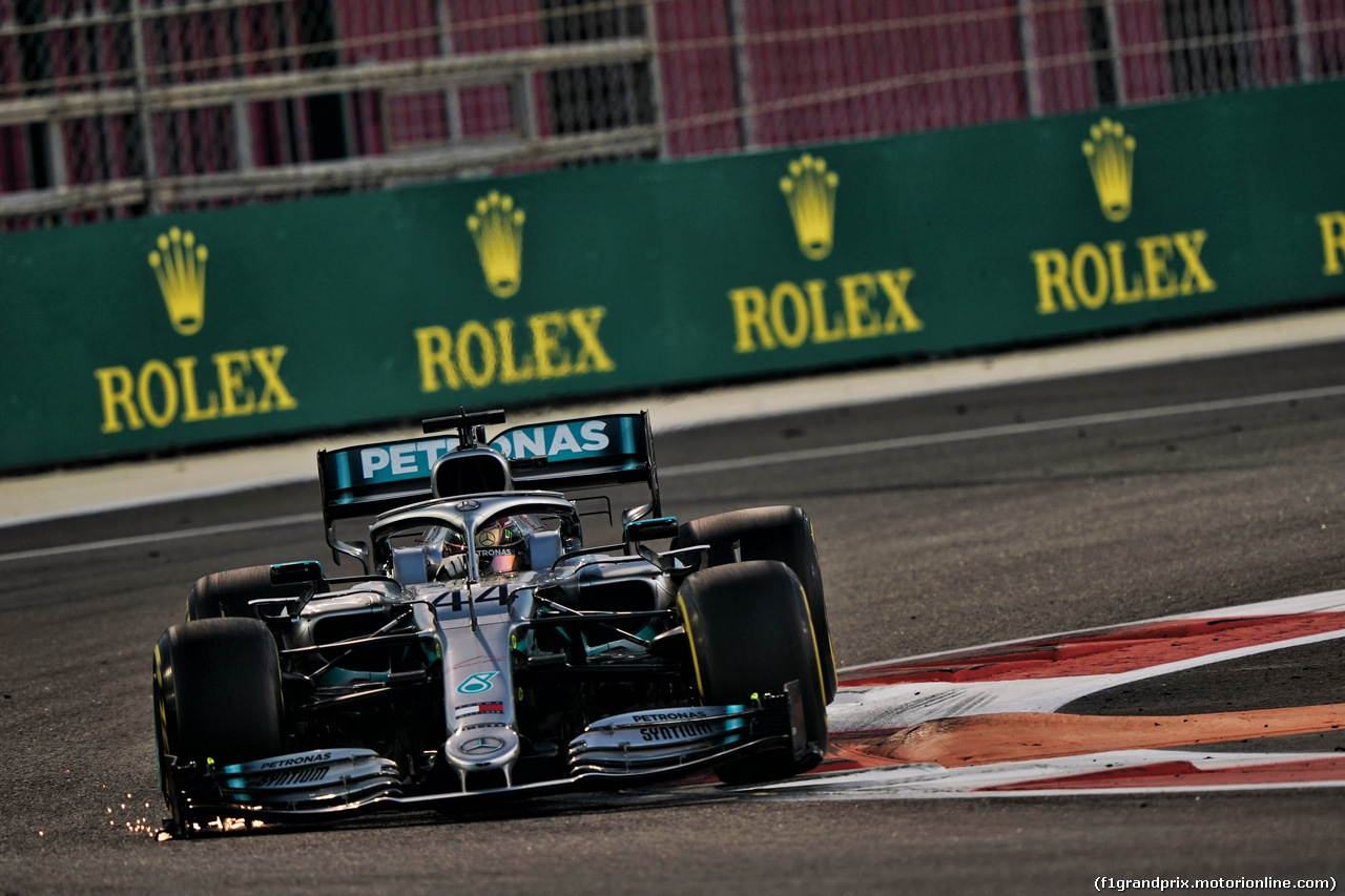 GP ABU DHABI, Lewis Hamilton (GBR) Mercedes AMG F1 W10.
01.12.2019.