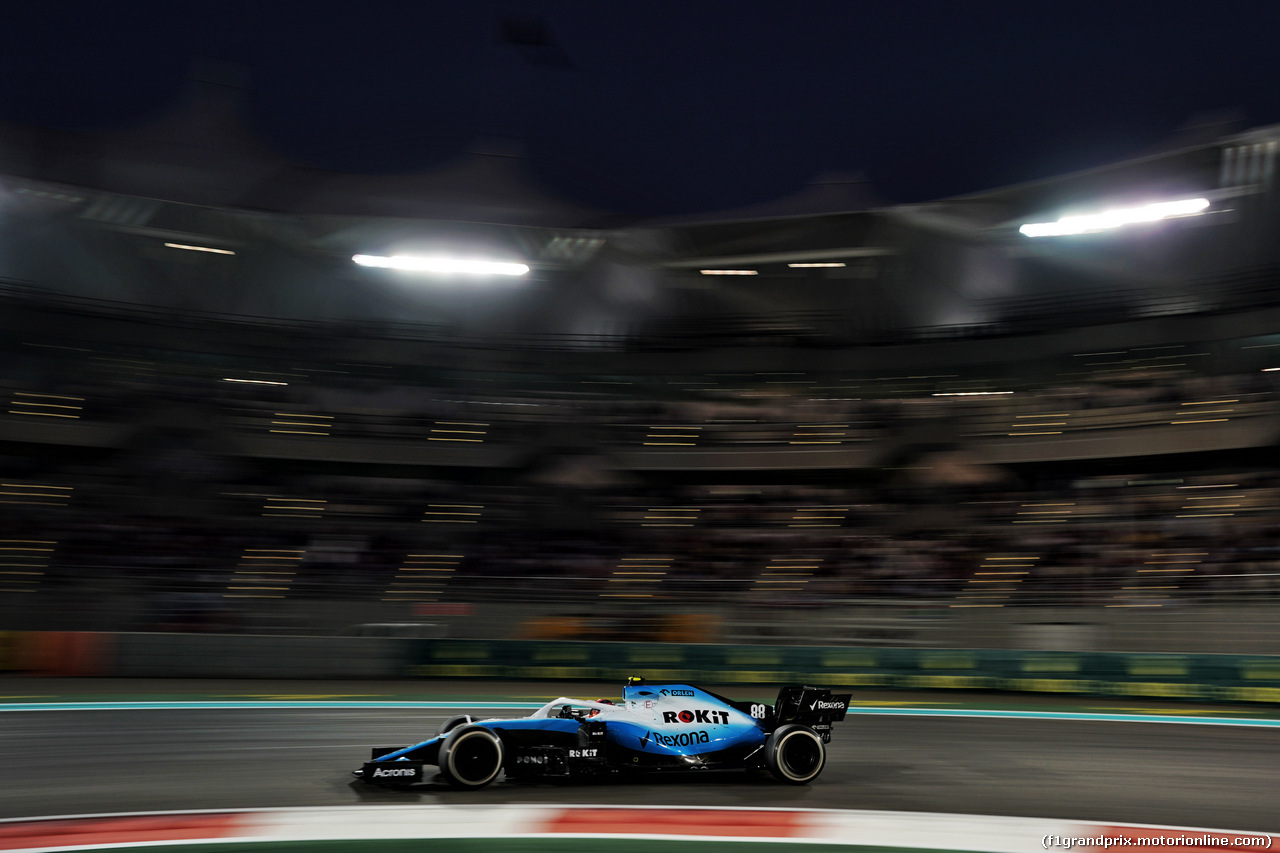 GP ABU DHABI, Robert Kubica (POL) Williams Racing FW42.
01.12.2019.