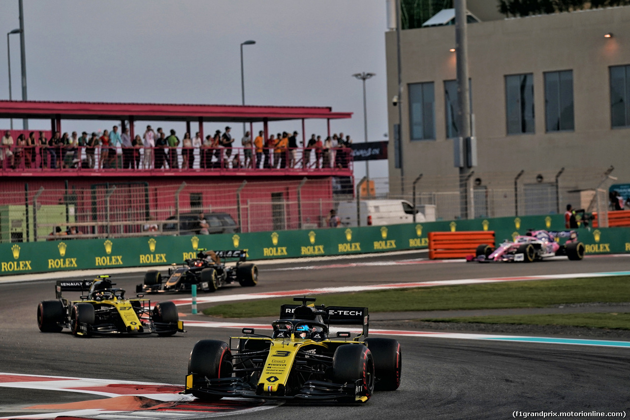 GP ABU DHABI, Daniel Ricciardo (AUS) Renault F1 Team RS19.
01.12.2019.