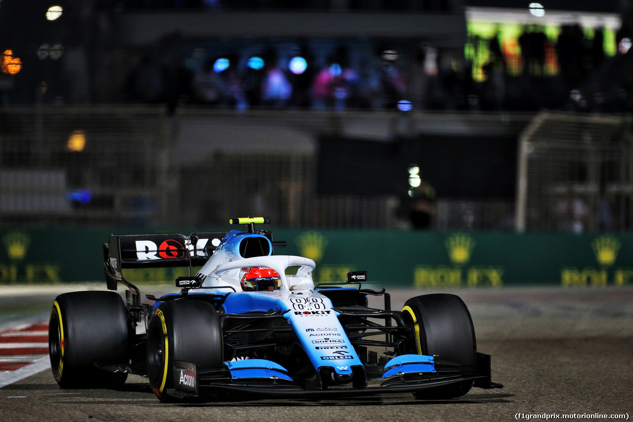 GP ABU DHABI, Robert Kubica (POL) Williams Racing FW42.
01.12.2019.