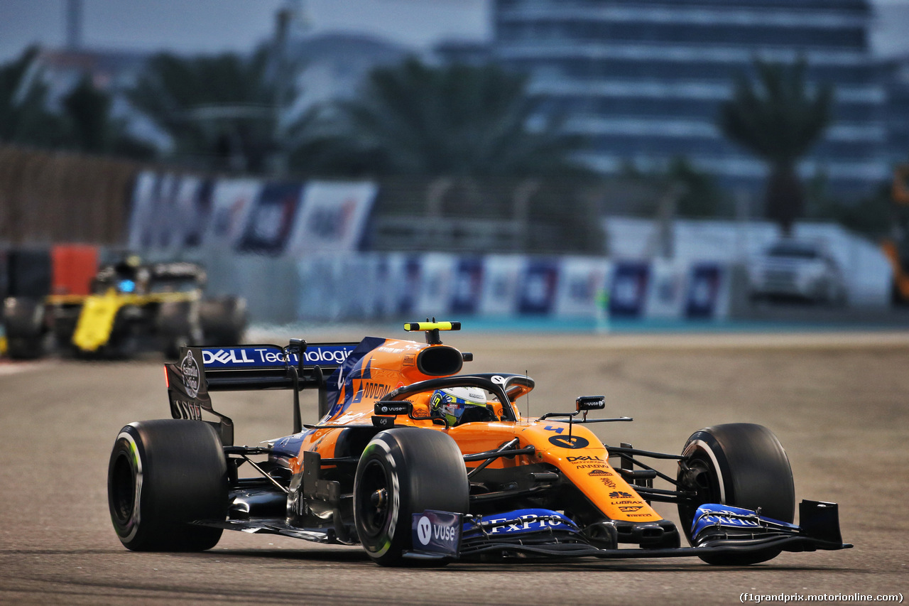 GP ABU DHABI, Lando Norris (GBR) McLaren MCL34.
01.12.2019.