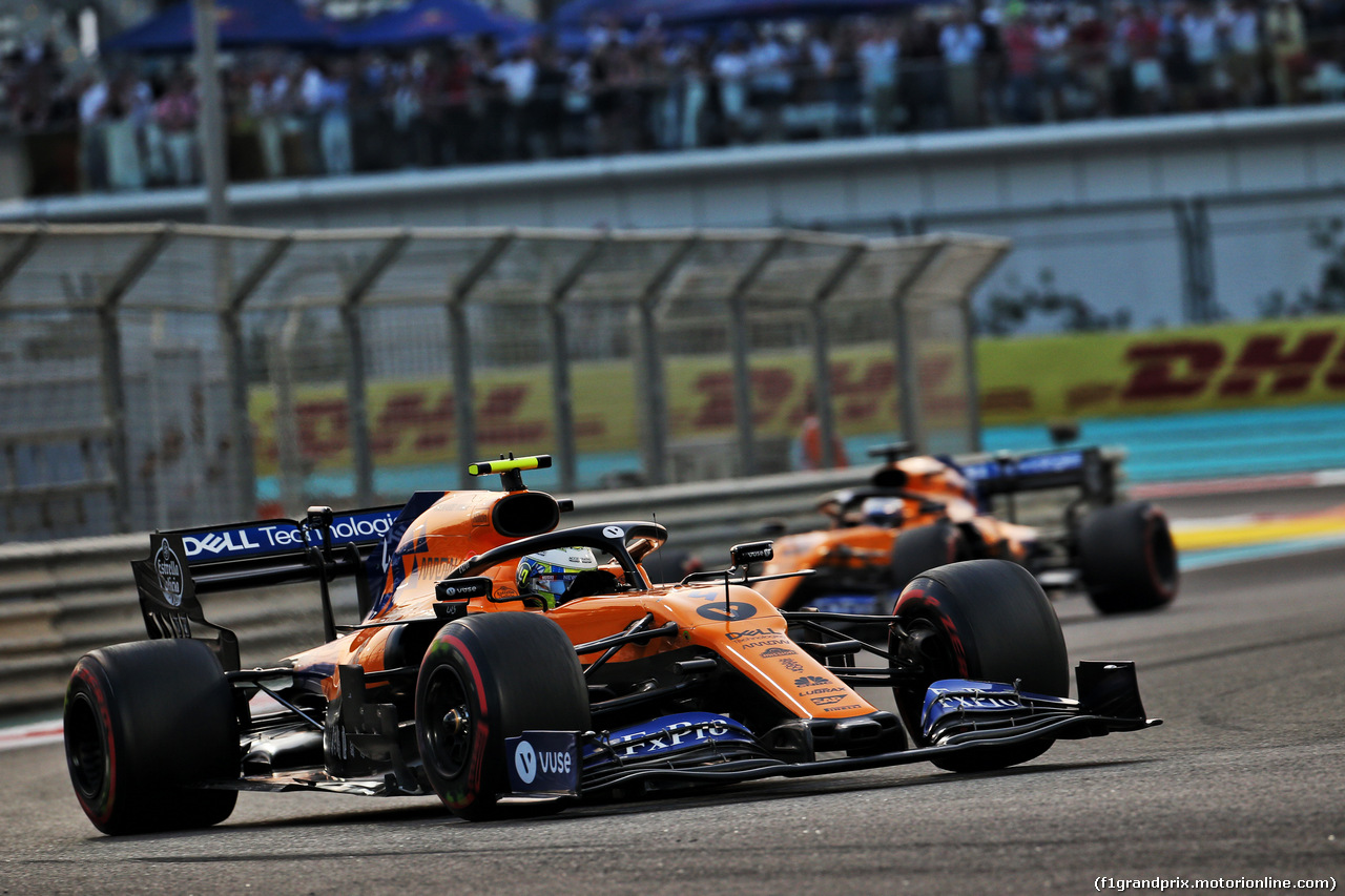 GP ABU DHABI, Lando Norris (GBR) McLaren MCL34.
01.12.2019.