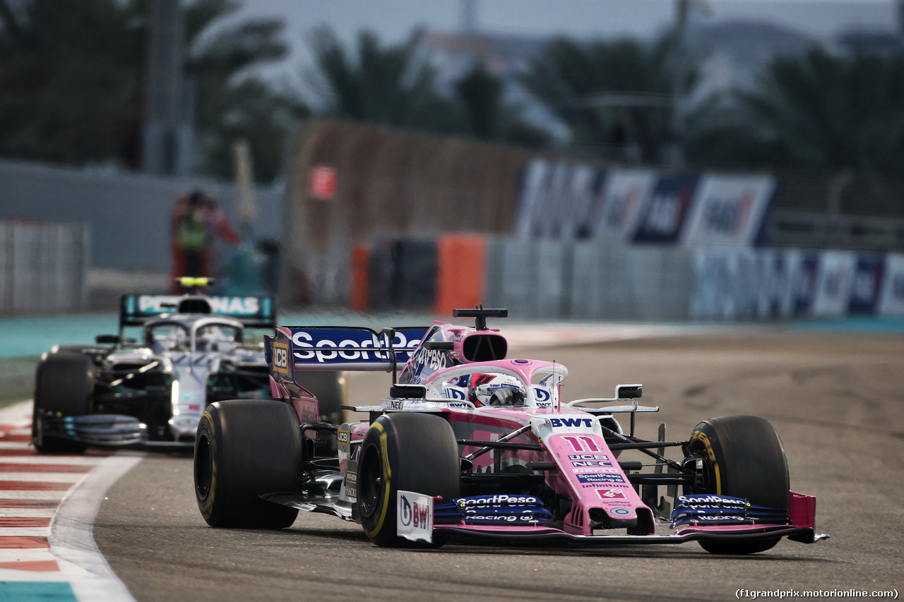 GP ABU DHABI, Sergio Perez (MEX) Racing Point F1 Team RP19.
01.12.2019.