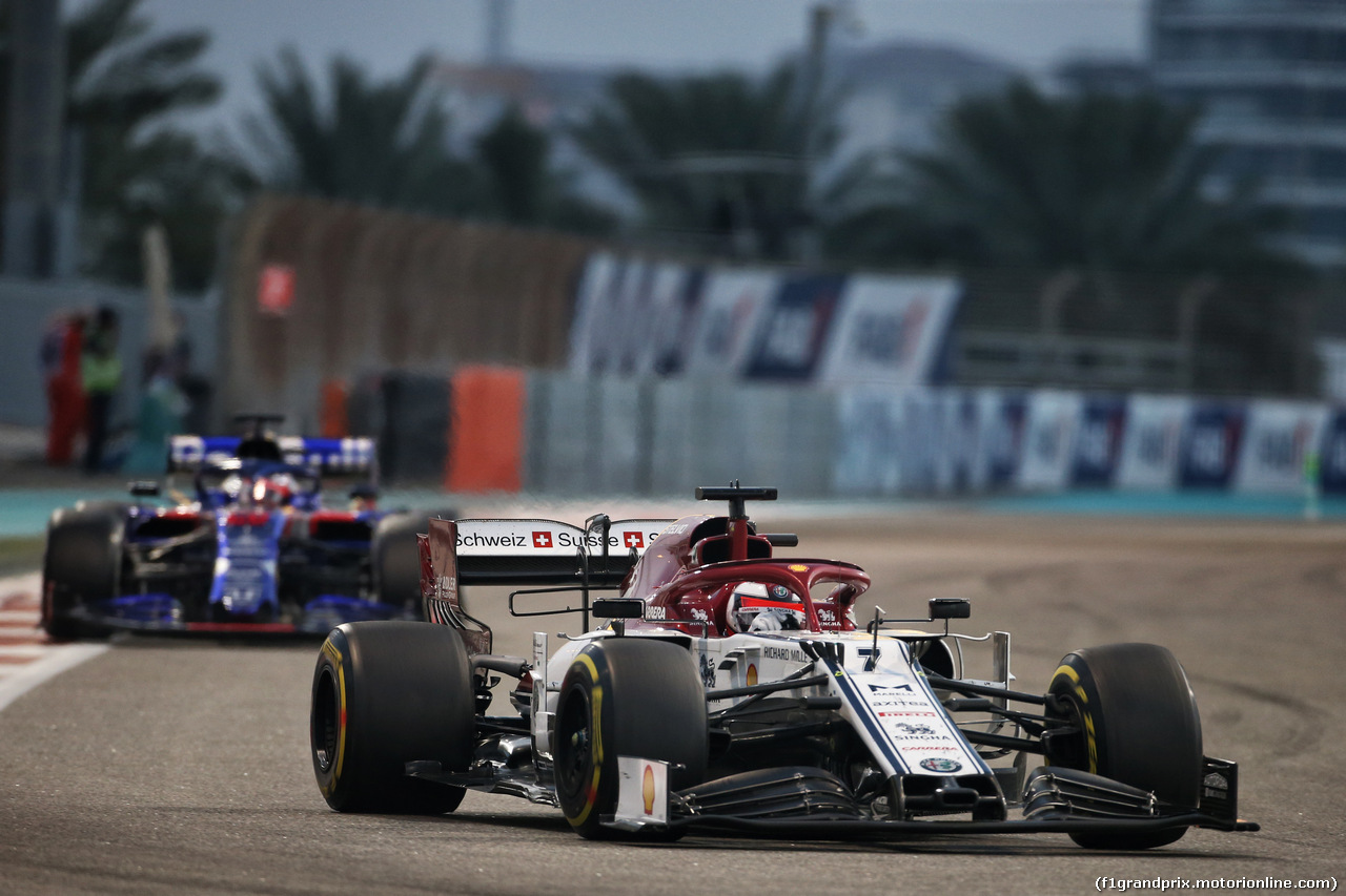 GP ABU DHABI, Kimi Raikkonen (FIN) Alfa Romeo Racing C38.
01.12.2019.