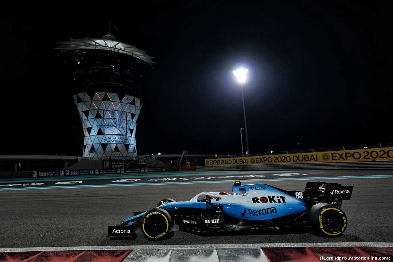 GP ABU DHABI, Robert Kubica (POL) Williams Racing FW42.
01.12.2019.
