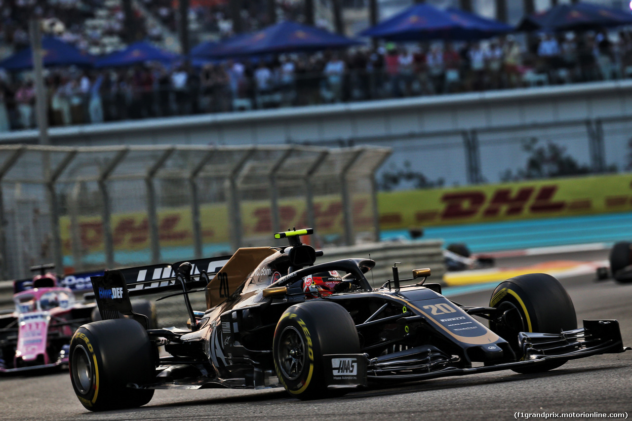 GP ABU DHABI, Kevin Magnussen (DEN) Haas VF-19.
01.12.2019.