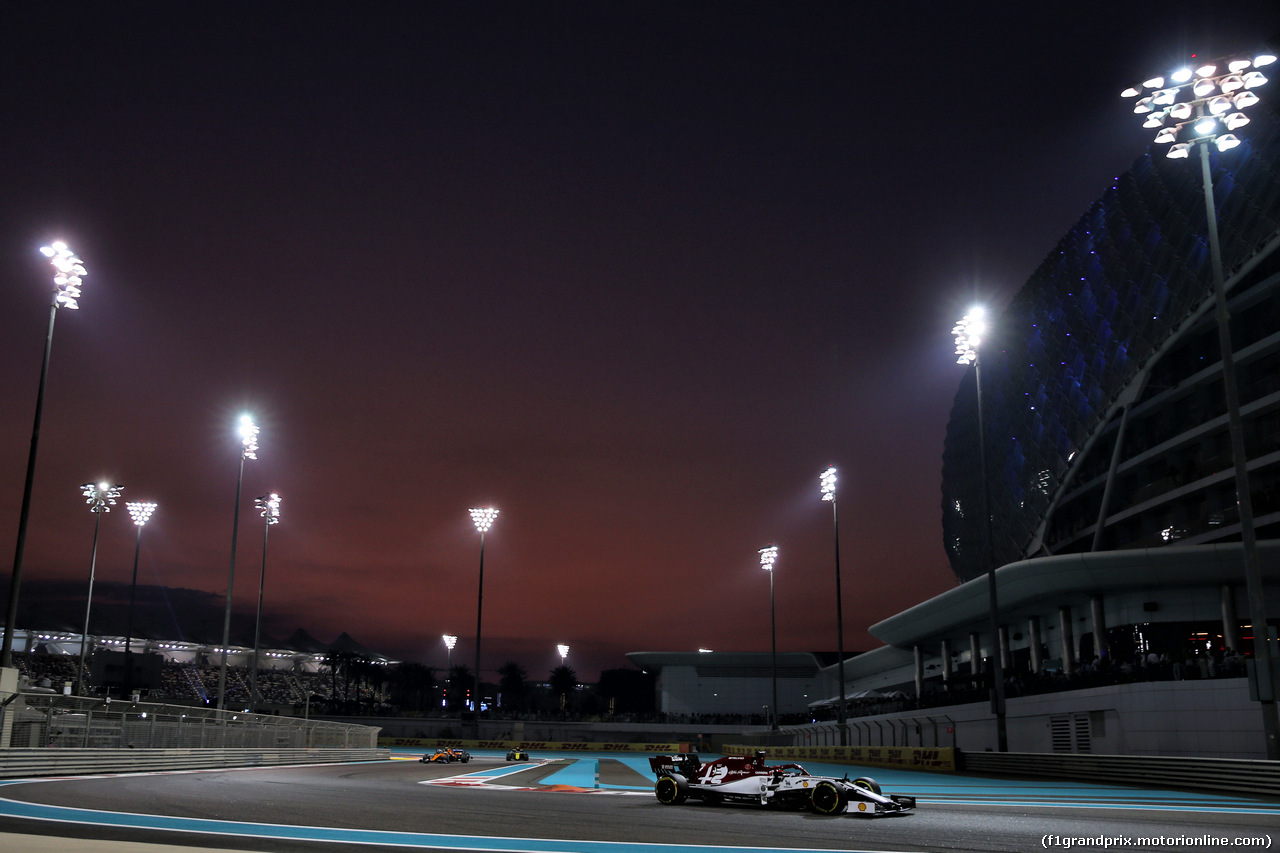 GP ABU DHABI, Kimi Raikkonen (FIN) Alfa Romeo Racing C38.
01.12.2019.