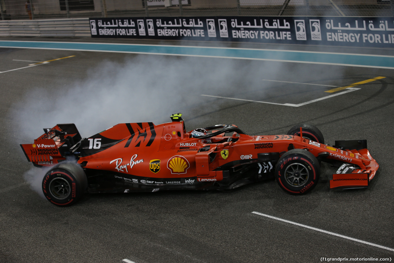 GP ABU DHABI, Charles Leclerc (MON) Ferrari SF90.
01.12.2019.