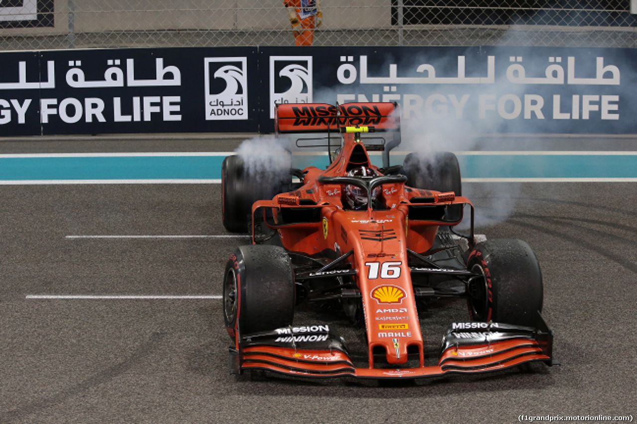 GP ABU DHABI, 01.12.2019 - Gara, Charles Leclerc (MON) Ferrari SF90 