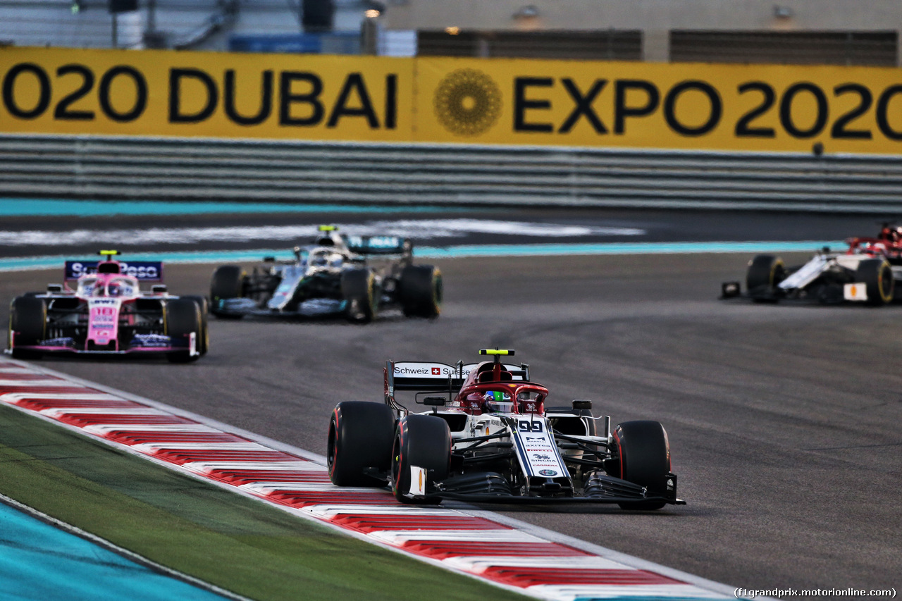 GP ABU DHABI, Antonio Giovinazzi (ITA) Alfa Romeo Racing C38.
01.12.2019.