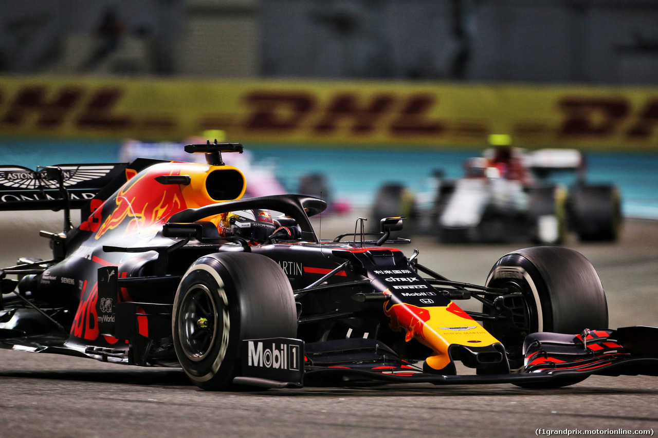 GP ABU DHABI, Max Verstappen (NLD) Red Bull Racing RB15.
01.12.2019.