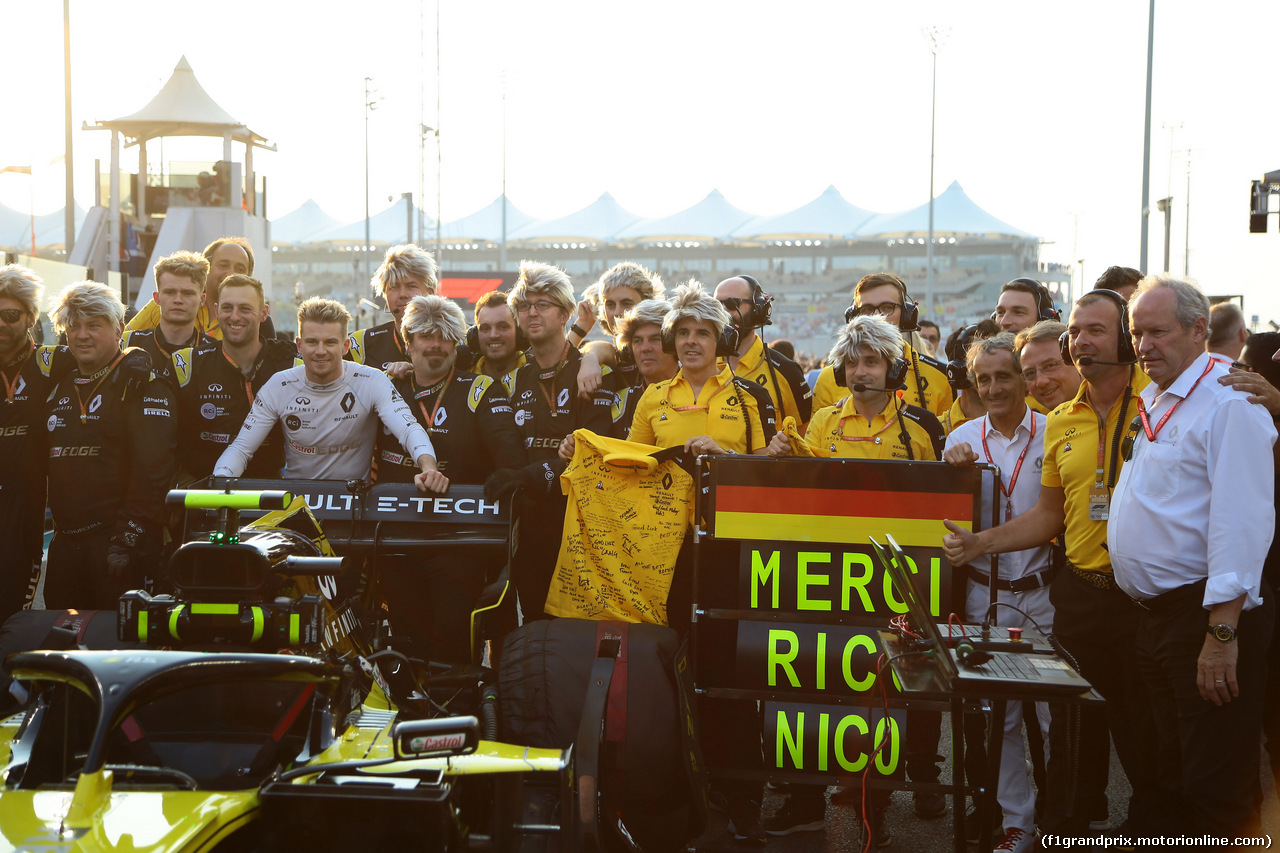GP ABU DHABI, 01.12.2019 - Gara, Nico Hulkenberg (GER) Renault Sport F1 Team RS19