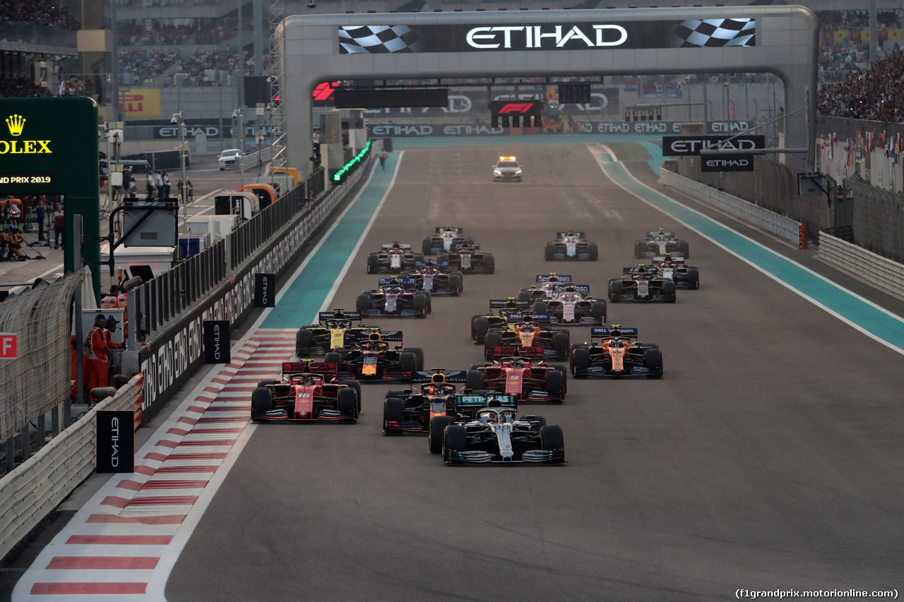 GP ABU DHABI, 01.12.2019 - Gara, Start of the race