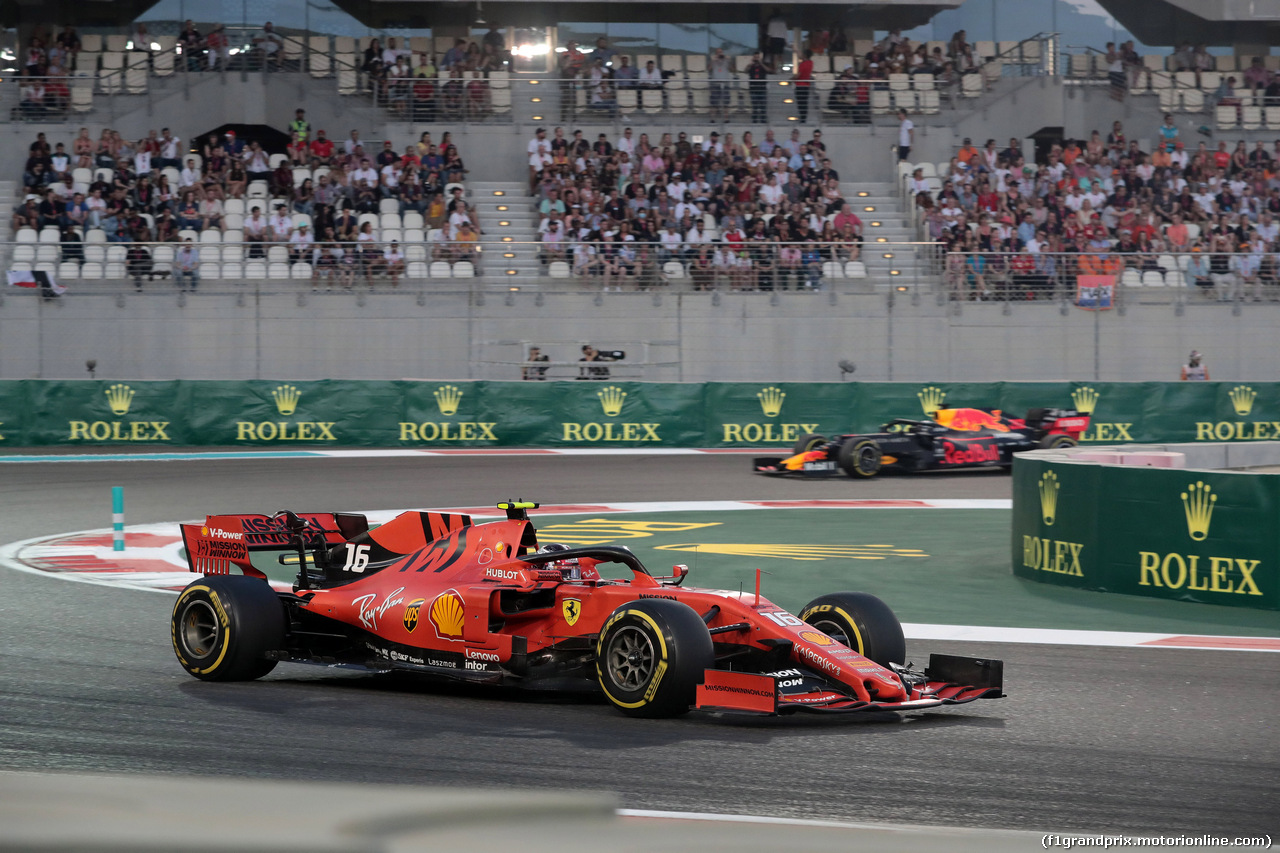 GP ABU DHABI, 01.12.2019 - Gara, Charles Leclerc (MON) Ferrari SF90
