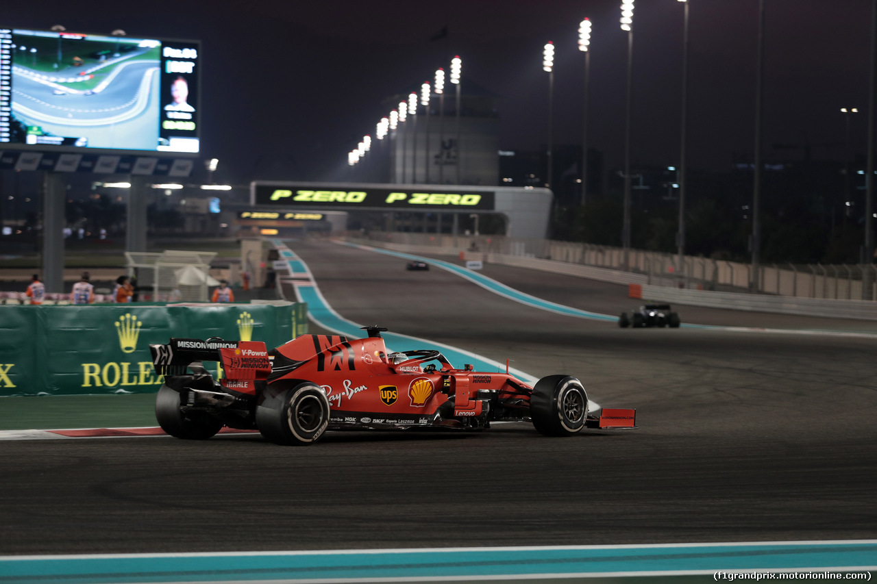 GP ABU DHABI, 01.12.2019 - Gara, Sebastian Vettel (GER) Ferrari SF90